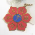 Pendentif tibétain mantra – yeux du Bouddha - plusieurs coloris - Pendentifs tibétains bouddhistes