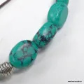 Bracelet népalais Turquoise du Tibet naturelle - Bracelets tibétains bouddhistes
