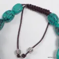Bracelet népalais Turquoise du Tibet naturelle - Bracelets tibétains bouddhistes