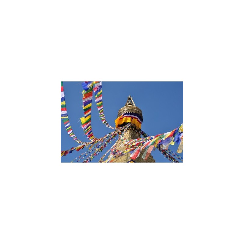 Drapeau de prières 20/25 drapeaux 13 x 15 cm Drapeaux tibétains drapeau PM
