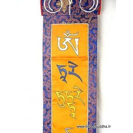Bannière tibétaine Mantra de Tara Objets rituels bouddhistes MTARA
