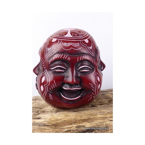 Statuette en résine TETE DE BOUDDHA-en Artisanat tibétain bouddhiste BUD44