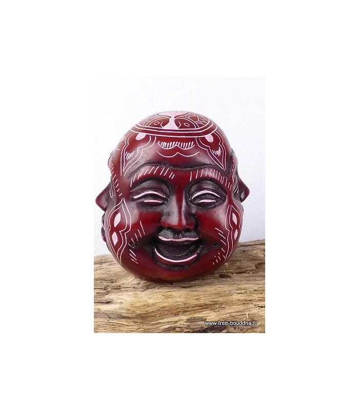 Statuette Tête de Bouddha - Artisanat tibétain bouddhiste