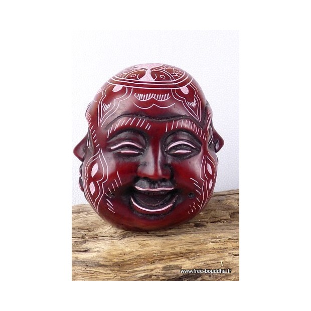 Statuette Tête de Bouddha Artisanat tibétain bouddhiste BUD44