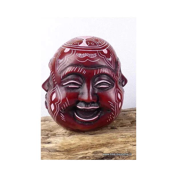 Statuette Tête de Bouddha - Artisanat tibétain bouddhiste