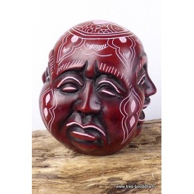 Statuette en résine TETE DE BOUDDHA-en Artisanat tibétain bouddhiste BUD44