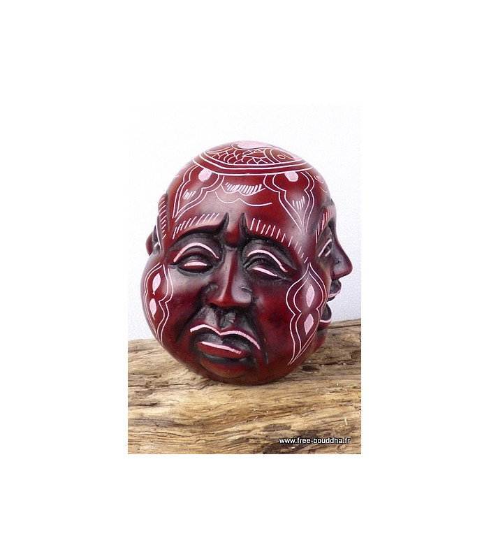 Statuette Tête de Bouddha Artisanat tibétain bouddhiste BUD44