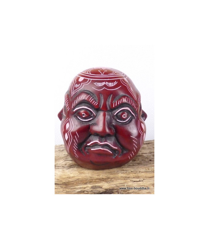 Statuette Tête de Bouddha Artisanat tibétain bouddhiste BUD44