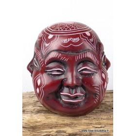 Statuette en résine TETE DE BOUDDHA-en Artisanat tibétain bouddhiste BUD44