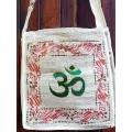 Sac tibétain népalais en Chanvre brodé OM - Sacs tibétains et indiens