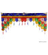Dessus de porte motif bouddhiste Tentures tibétaines Bouddha PAN3