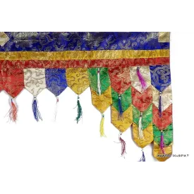 Tenture bouddhiste, Dessus de porte - Tradition tibétaine - Tentures bouddhistes