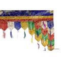 Dessus de porte motif bouddhiste Tentures tibétaines Bouddha PAN3