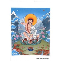 Carte postale bouddhiste MILAREPA Objets rituels bouddhistes CPB25