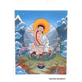 Carte postale bouddhiste MILAREPA Objets rituels bouddhistes CPB25