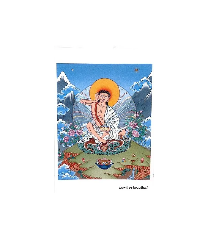 Carte postale bouddhiste MILAREPA - Cartes postales bouddhistes