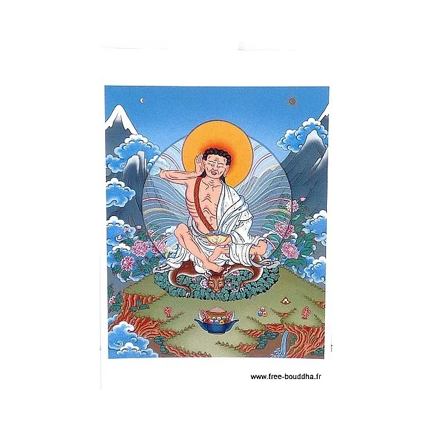 Carte postale bouddhiste MILAREPA - Cartes postales bouddhistes