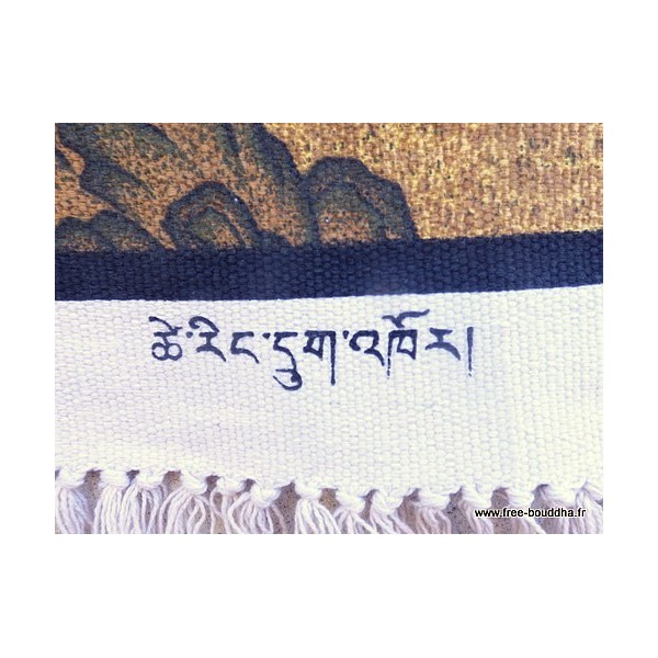 Tenture Bouddhiste Lama Guru Tentures tibétaines Bouddha TENLG