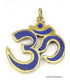 Pendentif tibétain OM HINDOUISTE laiton lapis lazuli Bijoux tibetains bouddhistes 6002.1