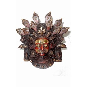 Divinité bouddhiste masque MAHAKALA Artisanat tibétain bouddhiste MAHA1