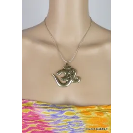Pendentif tibétain OM HINDOUISTE laiton - Pendentifs tibétains bouddhistes