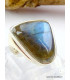 Bague en LABRADORITE T 55 forme triangle Bijoux en Labradorite sr186