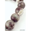 Bracelet en pierres Lodolite naturelles Bracelet Mala tibétain AGA11