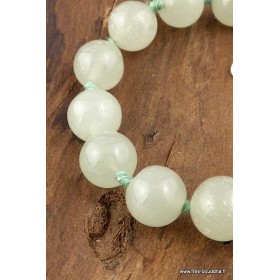 Bracelet en CALCEDOINE D'EAU Bracelet baroque en Pierre AGA9