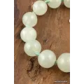 Bracelet en CALCEDOINE D'EAU - Bracelet baroque en Pierre Naturelle