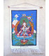 Tenture tibétaine TARA BLANCHE Tentures tibétaines Bouddha TENTB1