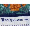 Tenture tibétaine TARA BLANCHE Tentures tibétaines Bouddha TENTB1