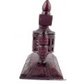 Petit moulin à prières de Table en bois sculpté - Objets rituels bouddhistes