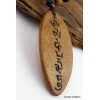 Collier tibétain mantra de Chenrezi sculpté Bijoux tibetains bouddhistes WN25.1
