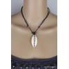 Collier tibétain mantra de Chenrezi sculpté Bijoux tibetains bouddhistes WN25.1