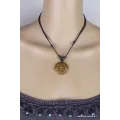 Collier tibétain Om forme fleur - Colliers tibétains et népalais