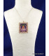 Pendentif amulette tibétaine tangka ghau Chenrezi Bijoux tibetains bouddhistes PENDTH1