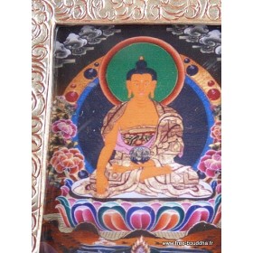 Pendentif tibétain amulette Tangka Bouddha Sakyamouni Bijoux tibetains bouddhistes PENDTH2