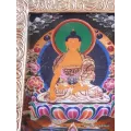 Pendentif tibétain amulette Tangka Bouddha Sakyamouni - Pendentifs tibétains bouddhistes