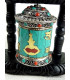 Moulin à prières tibétain Yeux du Bouddha Objets rituels bouddhistes 5997.2