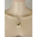 Pendentif oval en JASPE GRAPHIC - Pendentifs pierres naturelles