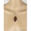 Pendentif goutte AGATE TUBULAIRE Pendentifs pierres naturelles VK52