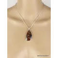 Pendentif goutte AGATE TUBULAIRE - Bijoux en Agate Tubulaire