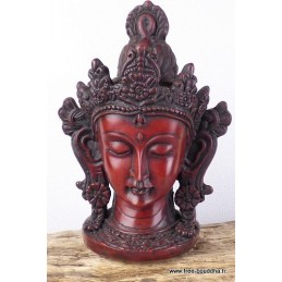 Statuette en résine divinité Tara Verte Artisanat tibétain bouddhiste ref STV