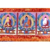Tangka PANCHA BOUDDHA tenture de porte Tangkas tibétains PAN1