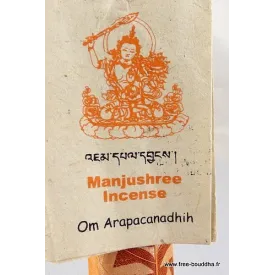 Encens bouddhiste de purification - Manjushri,  qualité supérieure - Objets rituels bouddhistes