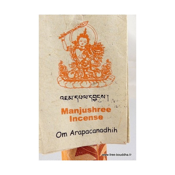 Encens tibétain de qualité supérieure MANJUSHRI Encens tibétains, accessoires EQSMAN