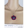 Pendentif tibétain fleur Om Tibétain Bijoux tibetains bouddhistes ref 35.5