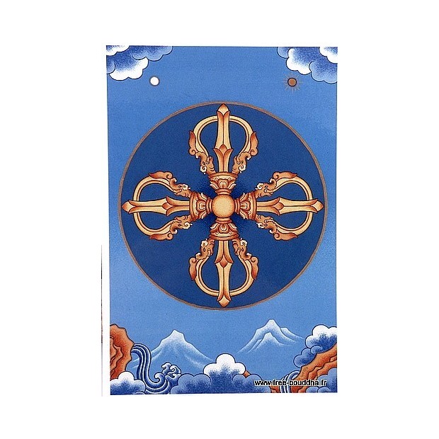 Carte postale bouddhiste DORJE Cartes postales bouddhistes CPB1