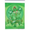 Carte postale divinité Tara Verte Cartes postales bouddhistes CPB3