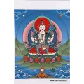 Carte postale bouddhiste CHENREZI 4 BRAS - Cartes postales bouddhistes